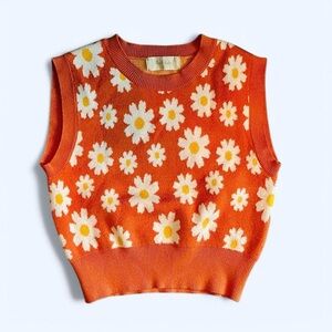 Altar’d State Floral Sweater Vest